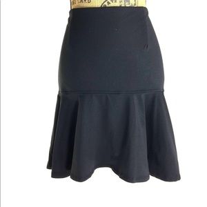 NWT black fluted David Lerner skirt, never worn!